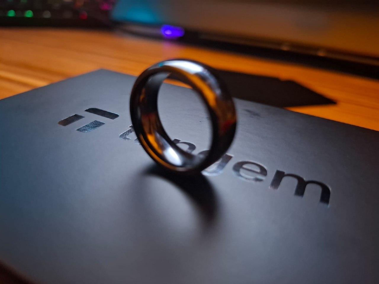 Tangem Ring – Wearable Crypto Hardware Wallet (1 Ring + 2 Backup Cards)